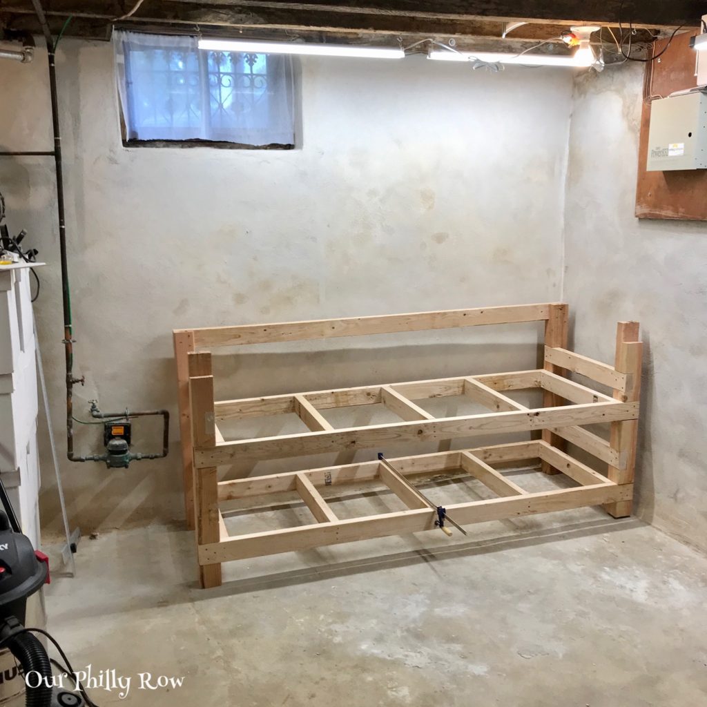 Sexy Workbench Project - Base assembly underway